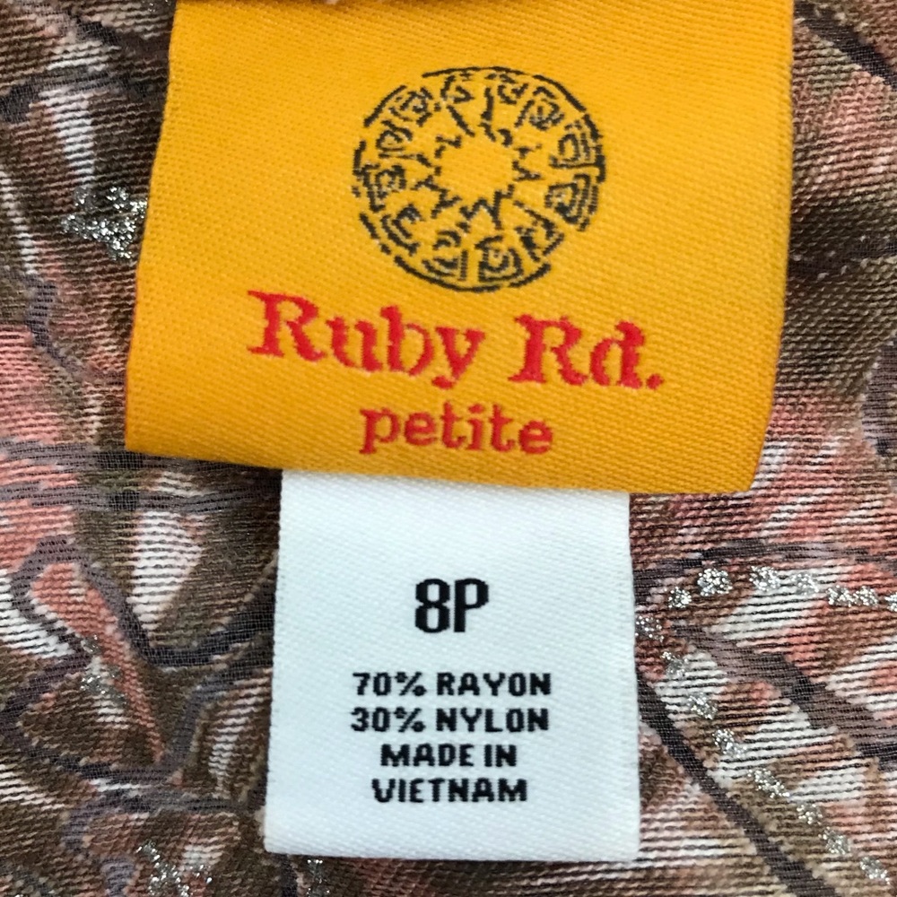 Ruby Rd. Sheer Printed Jacket - Picture 8 of 9